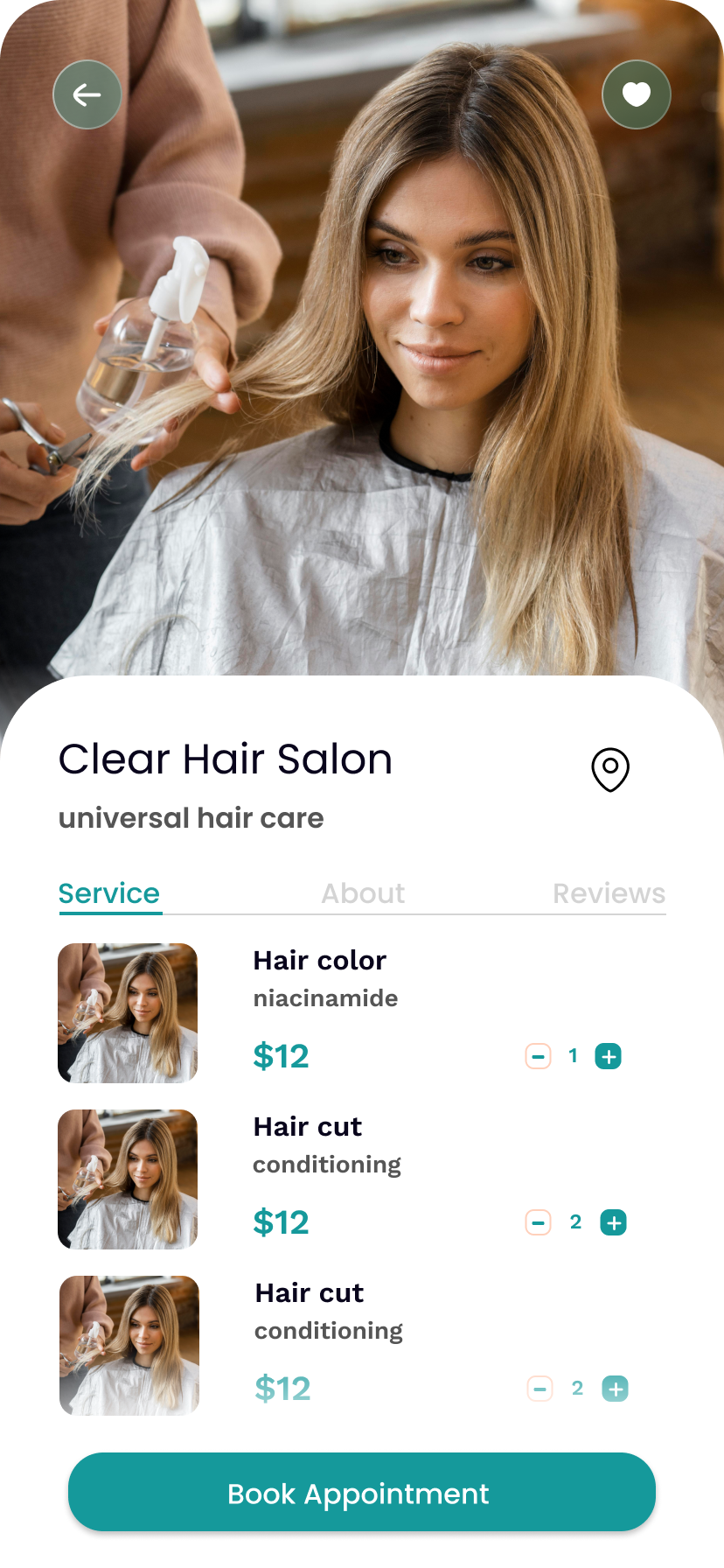 SculptVA client app screen 3